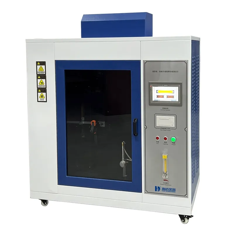 High-Precision Flame Retardant Tester For Firefighter Boots With Adjustable Flame Application / Flammability Test Chamber Time 0