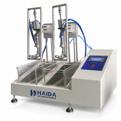 Máy kiểm tra chống thấm nước giày HAIDA Dynamic Footwear Shoe Waterproof Testing Machine SATRA TM 230 Standard Shoe Test Equipment