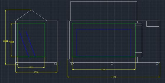 Thiết bị thử nghiệm nhiệt độ khí hậu Photovoltaic Cyclic Salt Spray Room Salt Spray Aging Testing Chamber Máy