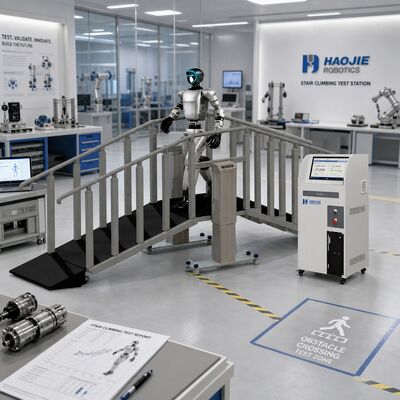 Trạm Kiểm tra Leo Cầu thang Robot, Thiết bị Kiểm tra Leo Cầu thang, Thông số Cầu thang Tùy chỉnh, Điều khiển PLC, Lan can Chống rơi