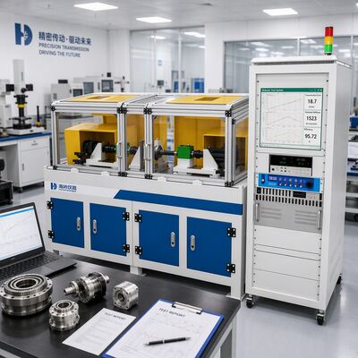 HD Robot Reducer Test Station Harmonic Planetary Gearbox Thiết bị thử nghiệm Máy truyền lỗi phản ứng cứng 1 vòng cung giây