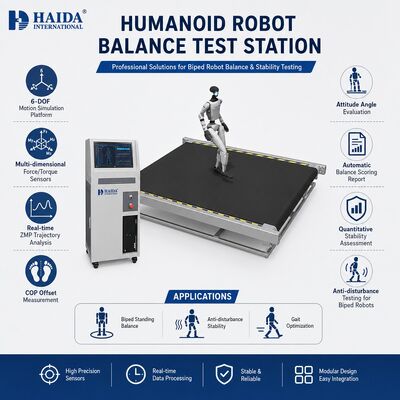 Trạm thử nghiệm cân bằng robot nhân tạo 6 DOF Motion Platform Bipedal Robot Stability Testing Equipment ZMP COP Analysis