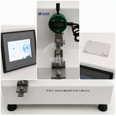 Dental Aligner Clamping Force Tester Clear Aligner Testing Machine Equipment Orthodontic Force Gauge 0.001N Độ chính xác độ phân giải