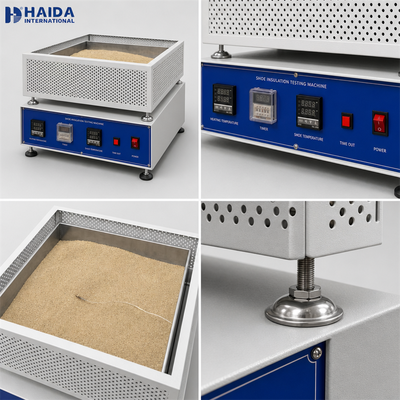 HAIDA Footwear Heat Insulation Tester Whole Shoe Thermal Insulation Testing Machine ISO 20344 5.12 Shoe Testing Equipment
