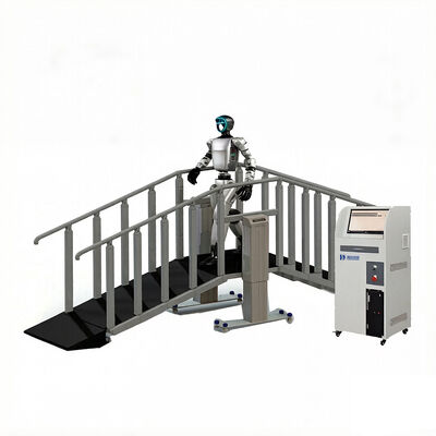 Trạm Kiểm tra Leo Cầu thang Robot, Thiết bị Kiểm tra Leo Cầu thang, Thông số Cầu thang Tùy chỉnh, Điều khiển PLC, Lan can Chống rơi